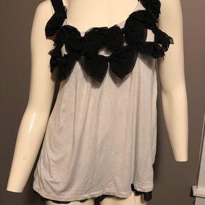 Tank top with bows